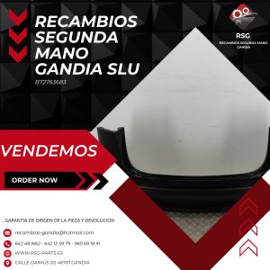 Parachoques Trasero Tesla Model Y