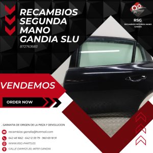 Puerta Trasera Izquierda Porsche 2016