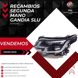 Faro Delantero Izquierdo Land Rover Rover IV