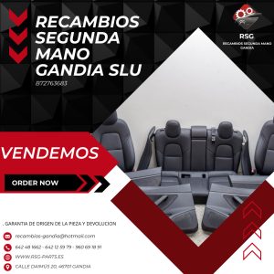 Asientos Interiores Con Juego de Tarjetas