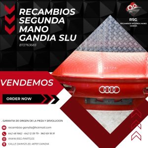 Tapa del Maletero AUDI A6 (4G2, C7, 4GC) (2010 - 2018)