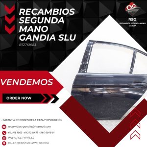 Puerta Trasera Izquierda BMW 3 (F30, F80) (2011 - 2019)
