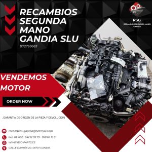 Motor del Coche MERCEDES-BENZ E